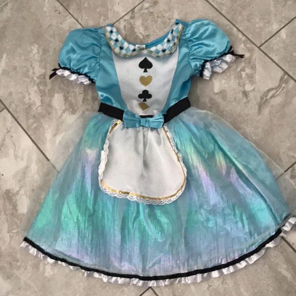 Girl's Miss Alice Storybook Halloween Costume Dress | S 6X